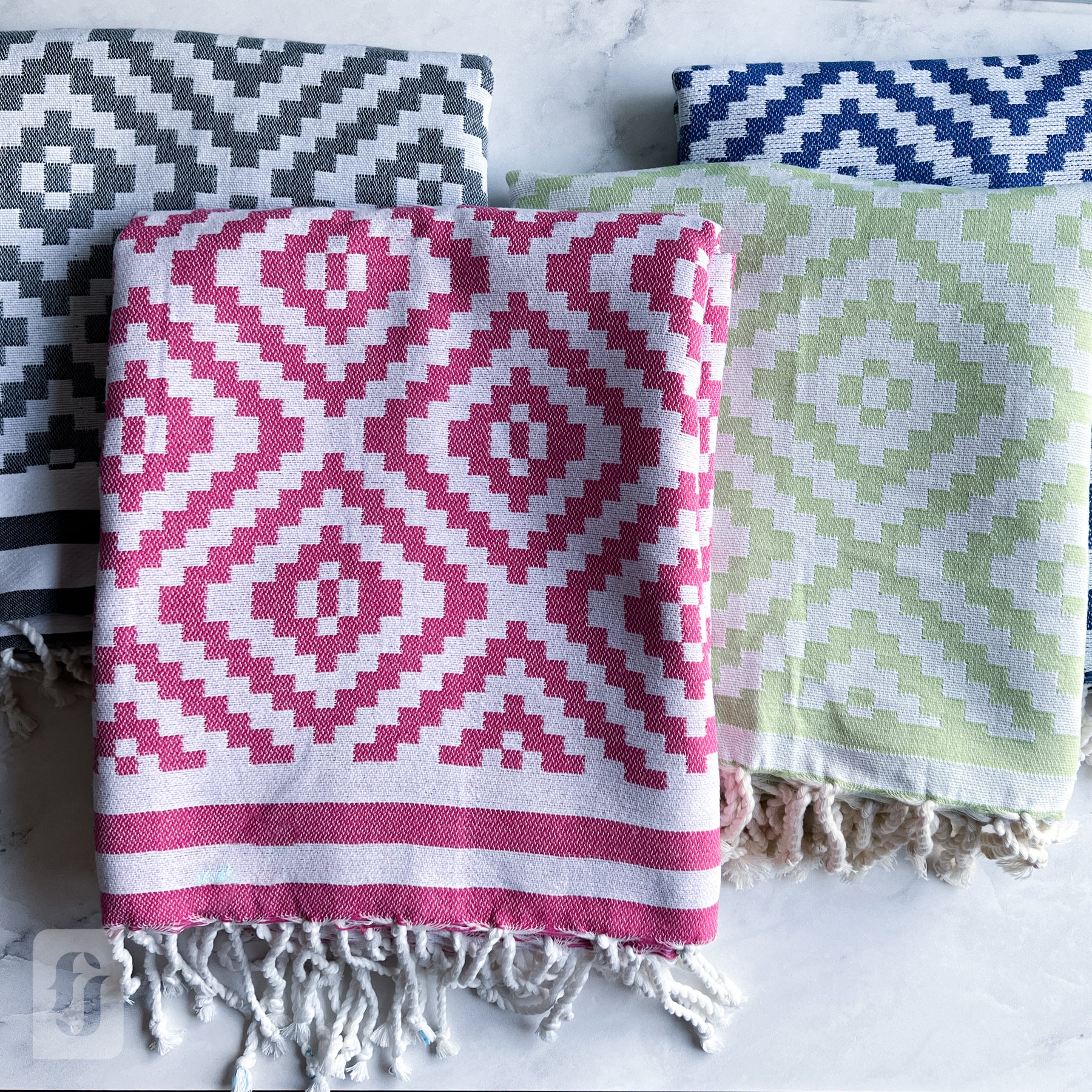 Jacquard Diamond Fouta