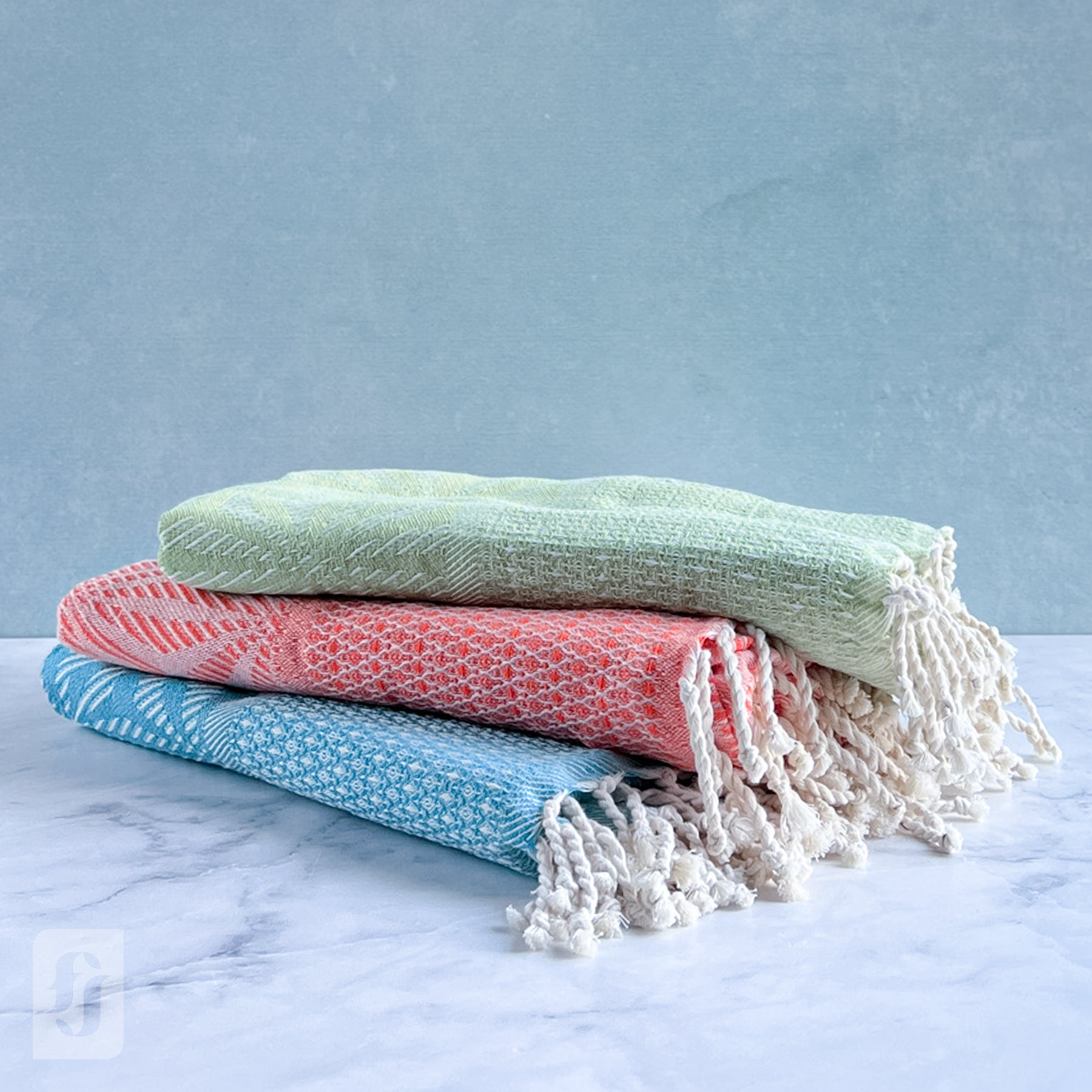 Jacquard Flower Fouta Towel