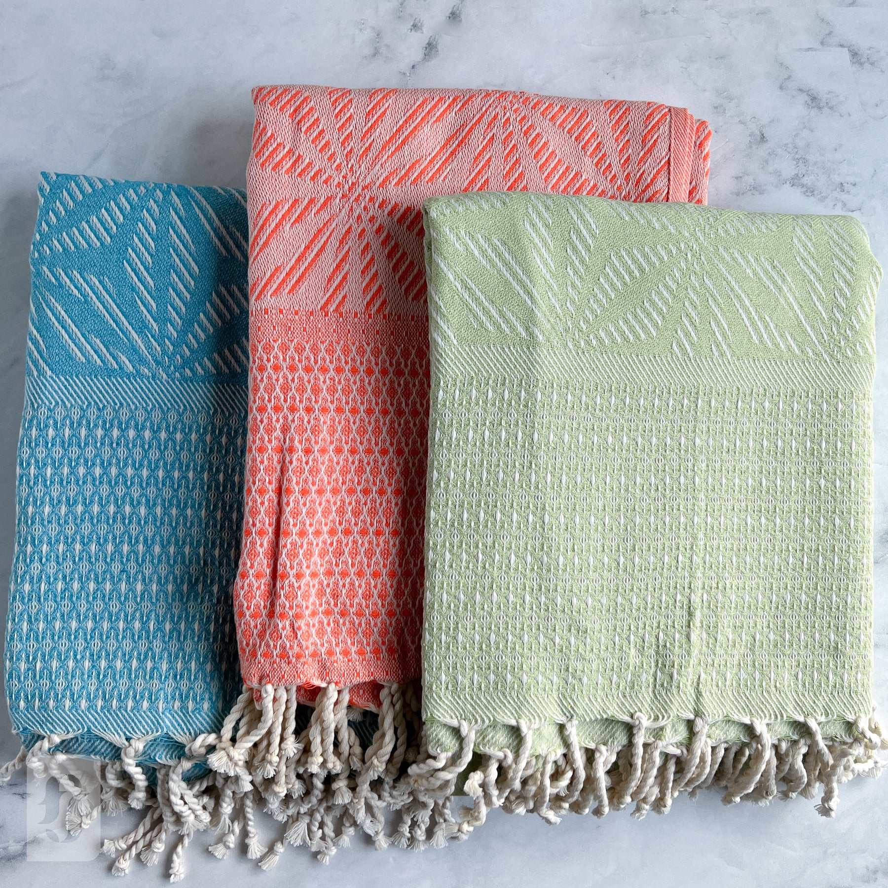 Jacquard Flower Fouta Towel